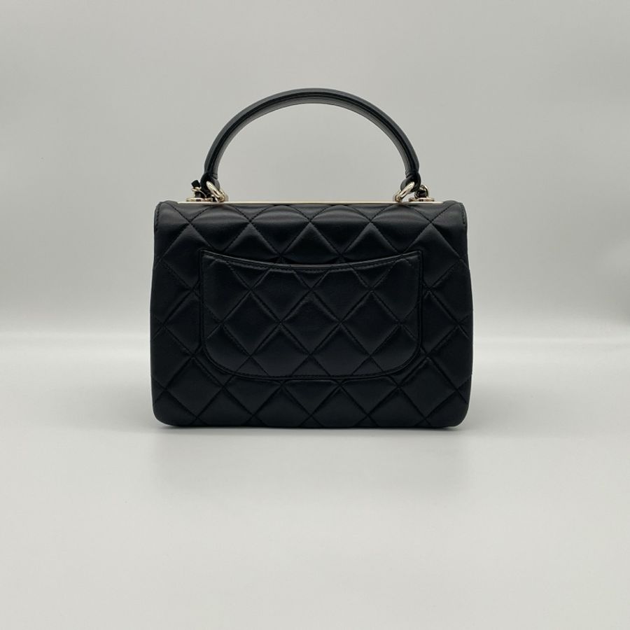 Chanel 黑羊皮Trendy CC 25-6