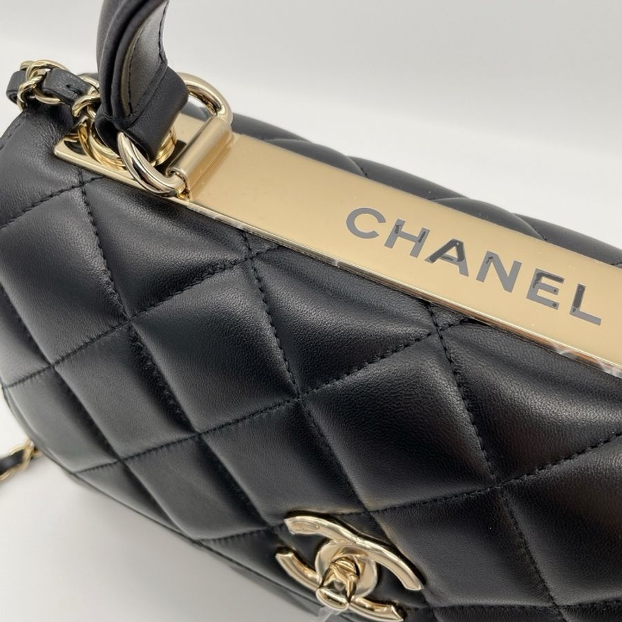 Chanel 黑羊皮Trendy CC 25-11
