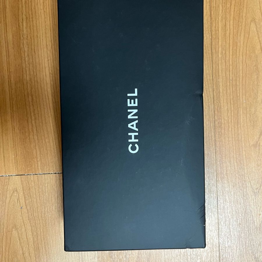 全新Chanel 香奈兒長夾❤️經典黑銀❤️漆皮款19公分-18