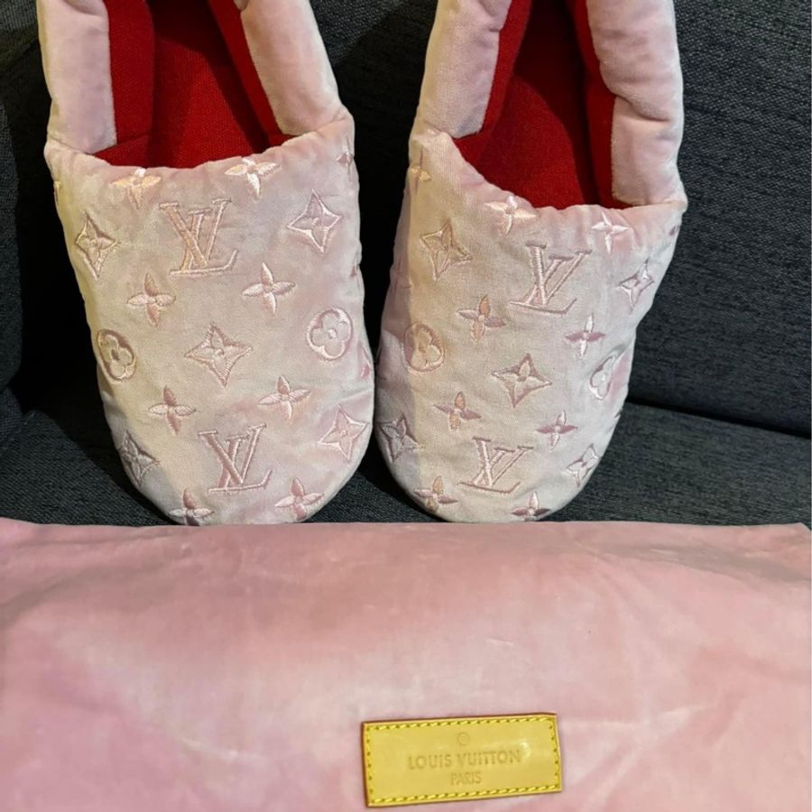 Lv路易威登 老花室內鞋 未使用-14