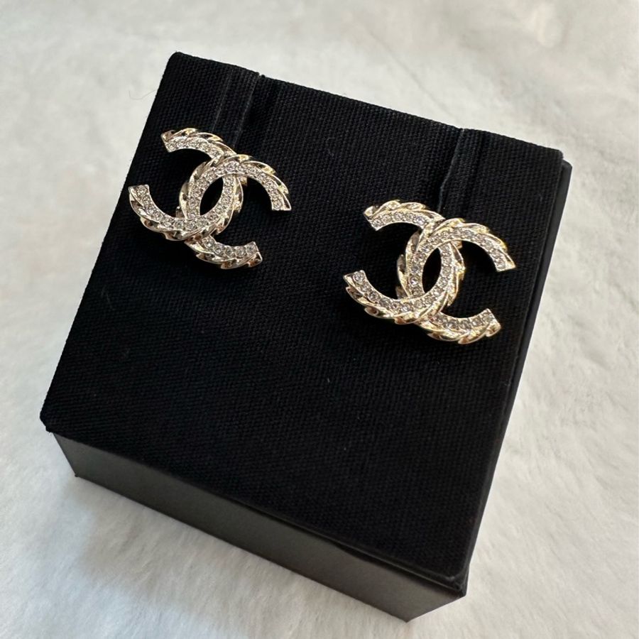Chanel 經典雙C耳環-0