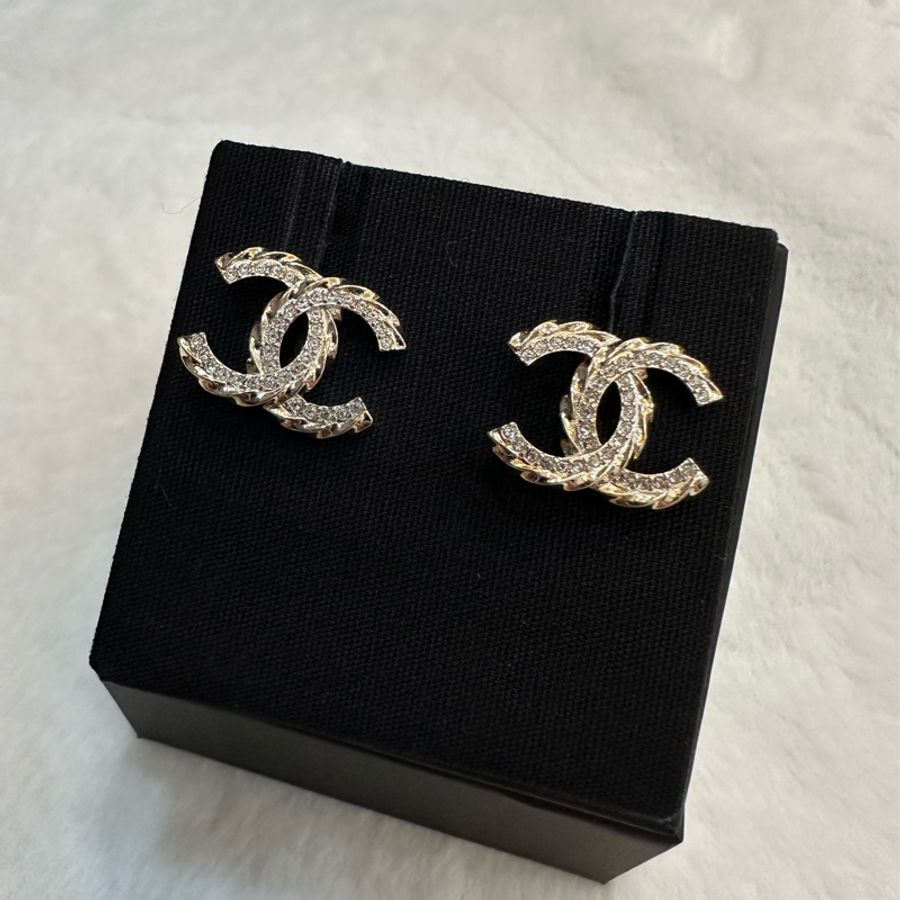 Chanel 經典雙C耳環-1