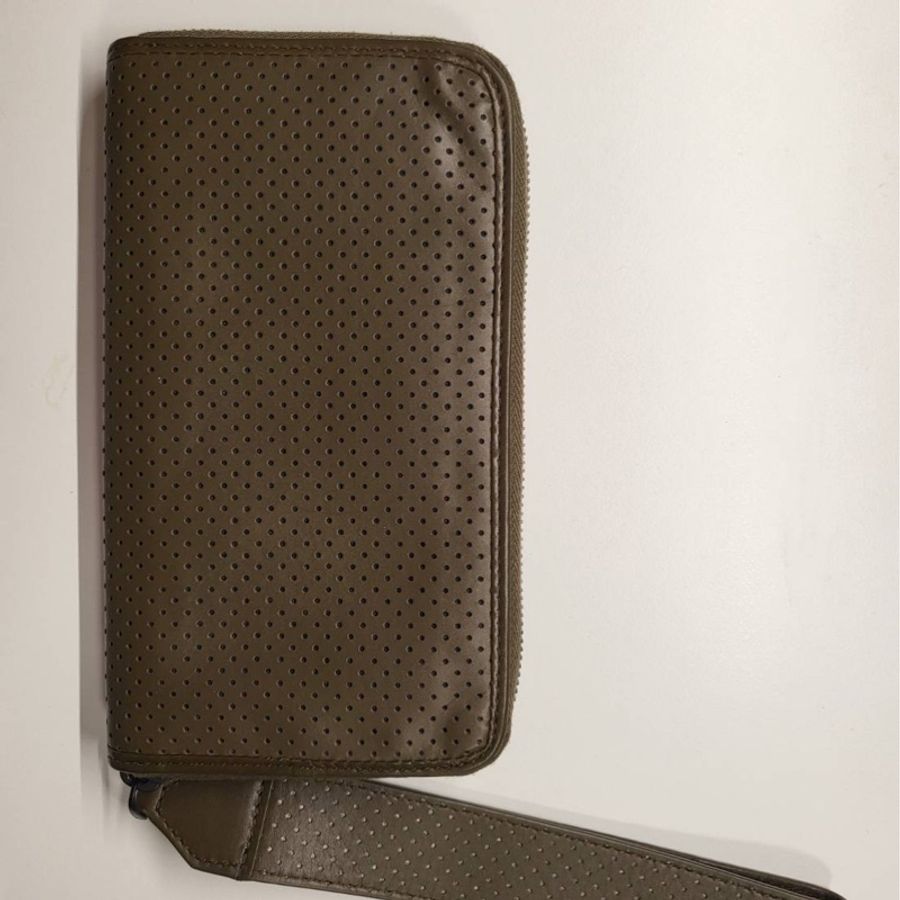 Bottega Veneta 男用 手拿長夾 橄欖綠-2