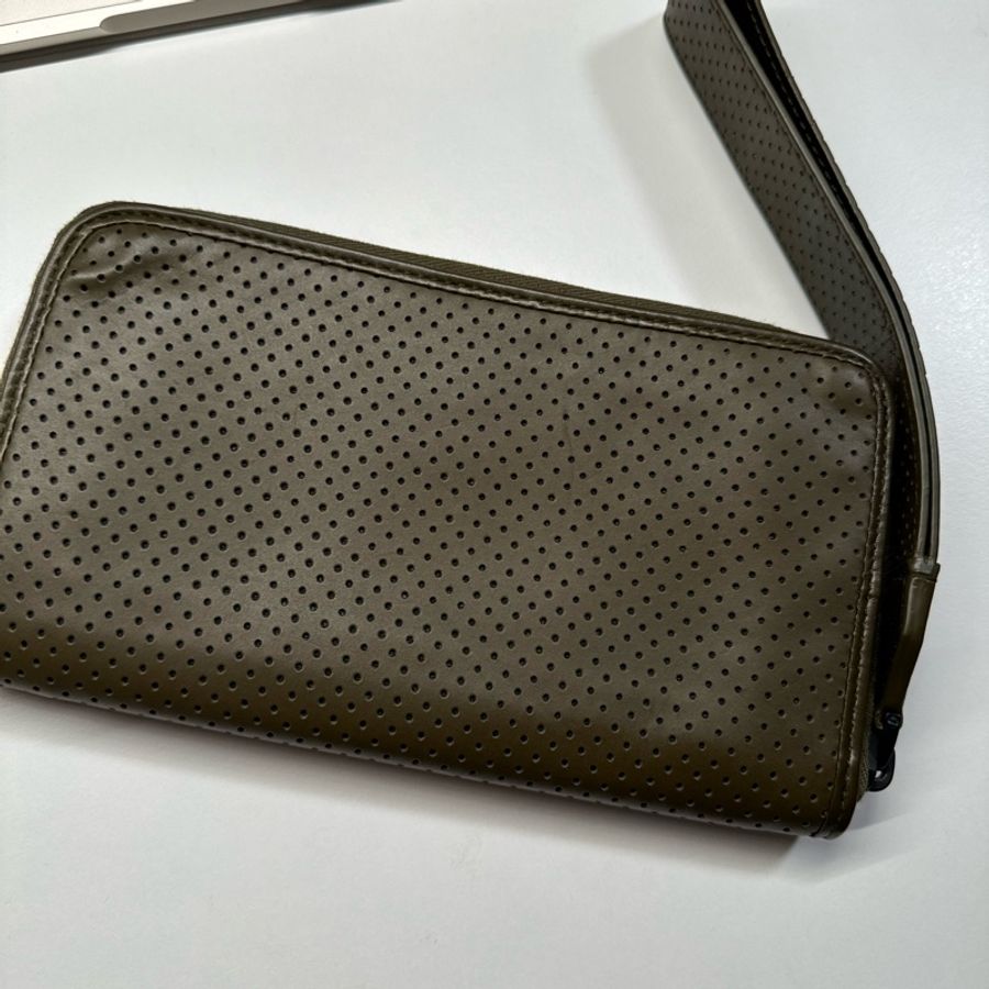 Bottega Veneta 男用 手拿長夾 橄欖綠-11