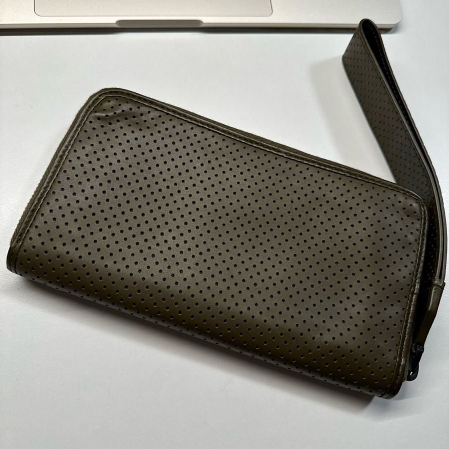 Bottega Veneta 男用 手拿長夾 橄欖綠-12