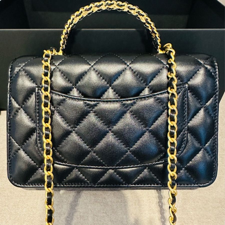 24C WOC CHANEL 鏈子皮夾-7