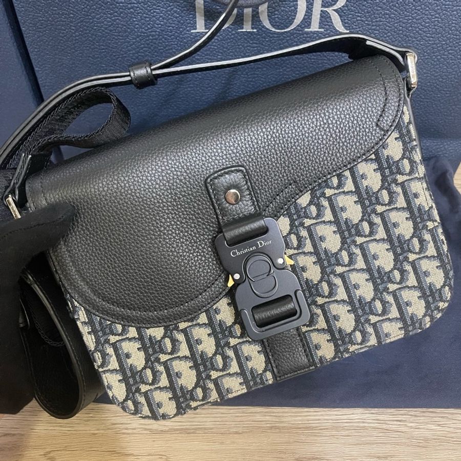 Dior經典翻蓋郵差包(台灣專櫃購入購證、發票、保卡齊全❣️)-7
