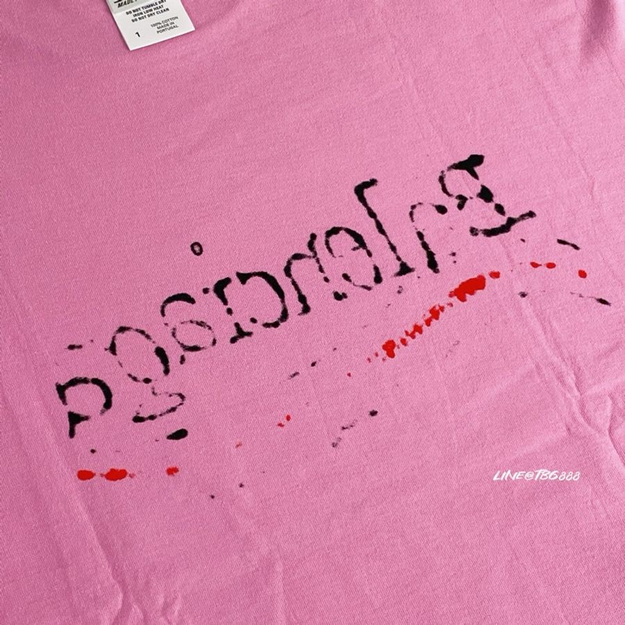 Balenciaga inside out Oversized 短Tee 巴黎世家 上衣 t-shirt 螢光粉 粉色-5
