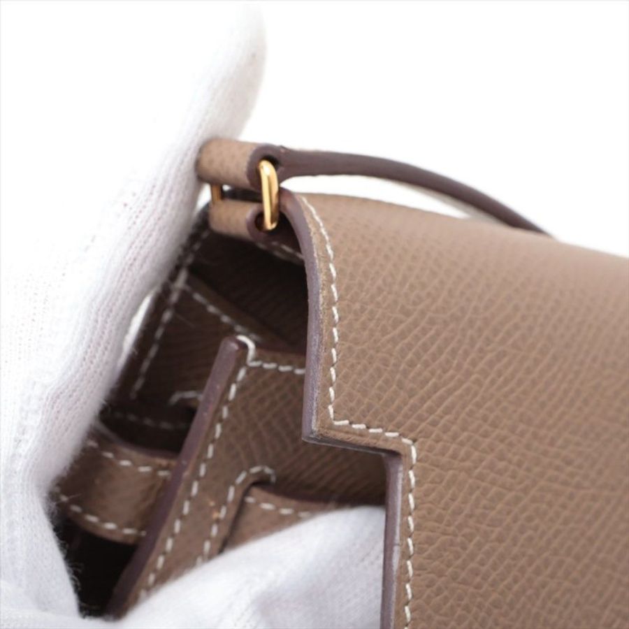 Hermes kelly to go Etoupe Epsom GHW 大象灰Stamp A 預訂貨品-5