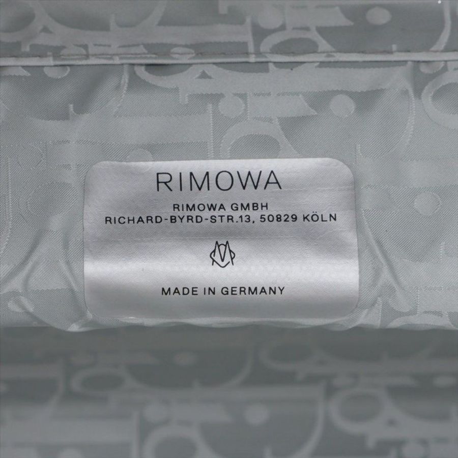 Dior x RIMOWA Oblique Carry On Aluminum Silver x navy Cabin Luggage 預訂貨品-7