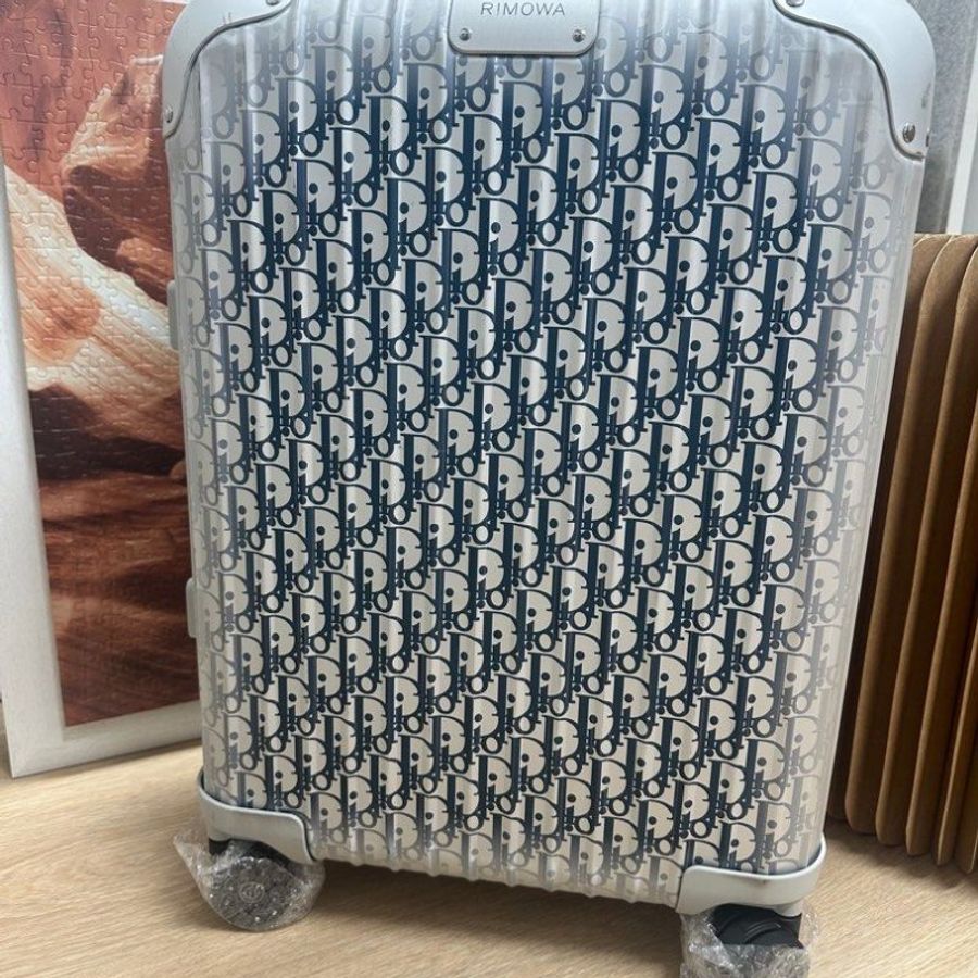 Dior x RIMOWA Oblique Carry On Aluminum Silver x navy Cabin Luggage 預訂貨品-8