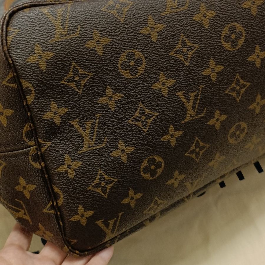 LV neverfull GM 老花 大號肩背包 購物包 媽媽包-10