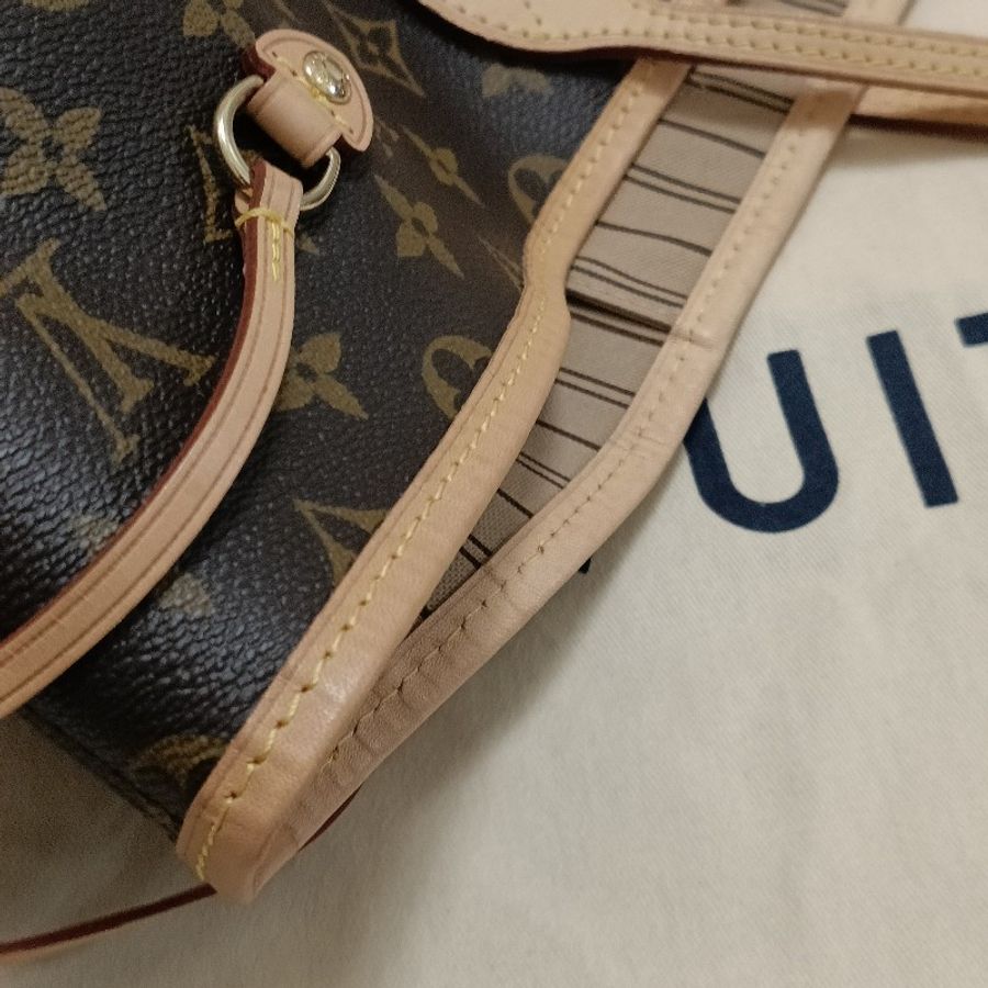 LV neverfull GM 老花 大號肩背包 購物包 媽媽包-19