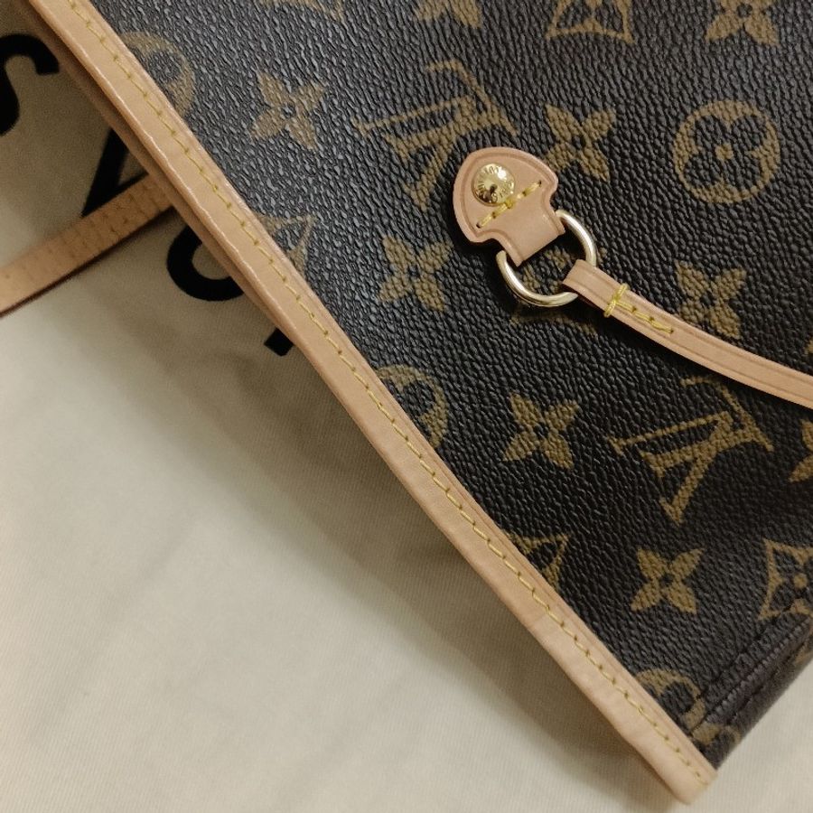 LV neverfull GM 老花 大號肩背包 購物包 媽媽包-20