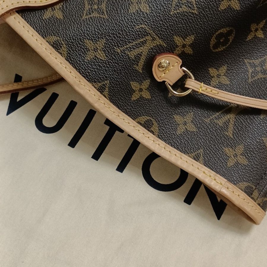 LV neverfull GM 老花 大號肩背包 購物包 媽媽包-21