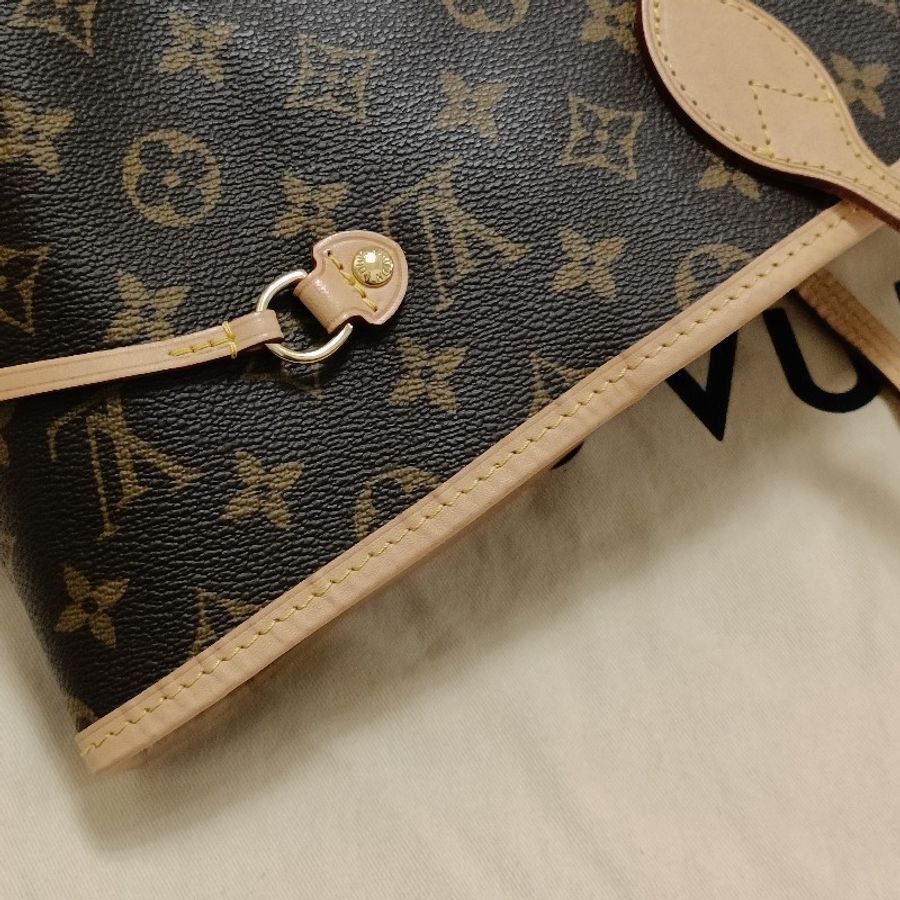 LV neverfull GM 老花 大號肩背包 購物包 媽媽包-22