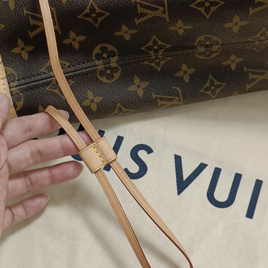 LV neverfull GM 老花 大號肩背包 購物包 媽媽包-23