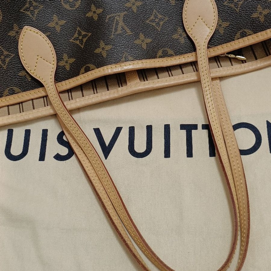 LV neverfull GM 老花 大號肩背包 購物包 媽媽包-26