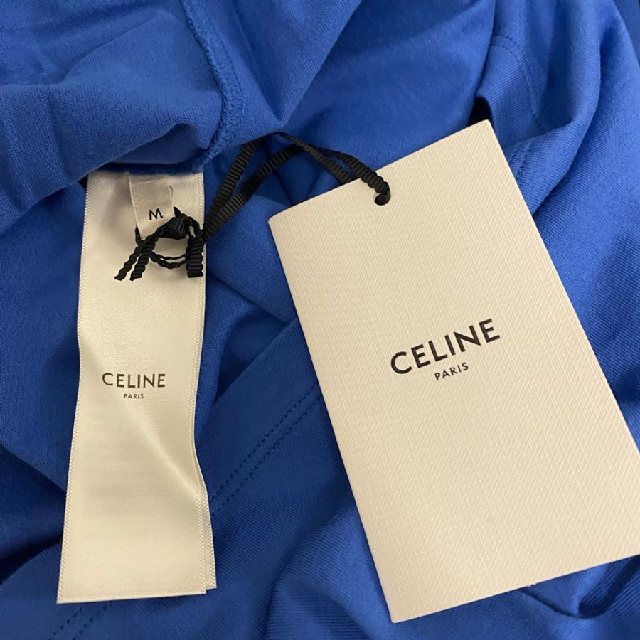 Celine blue oversized t shirt M T恤-5