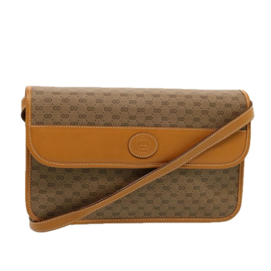 【日本直送】GUCCI Micro GG Supreme 單肩包 PVC 皮革 米色 004 904 0261 正品 ep4329-0