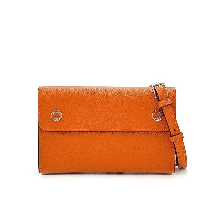 HERMES Snap wallet - 經典橘-0