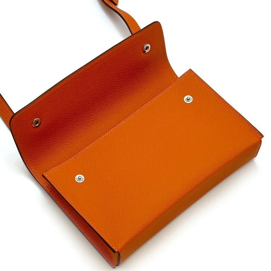 HERMES Snap wallet - 經典橘-2