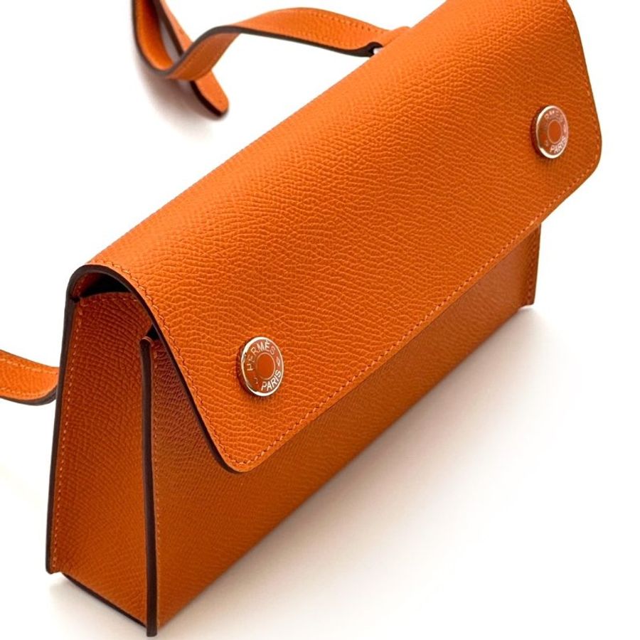 HERMES Snap wallet - 經典橘-4