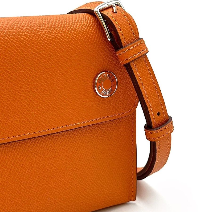 HERMES Snap wallet - 經典橘-6