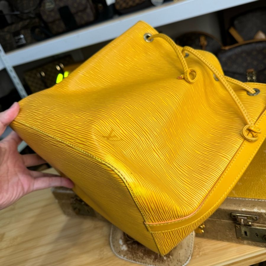 Louis Vuitton 黃色EPI中款MM水桶包💛優質便宜貨-3