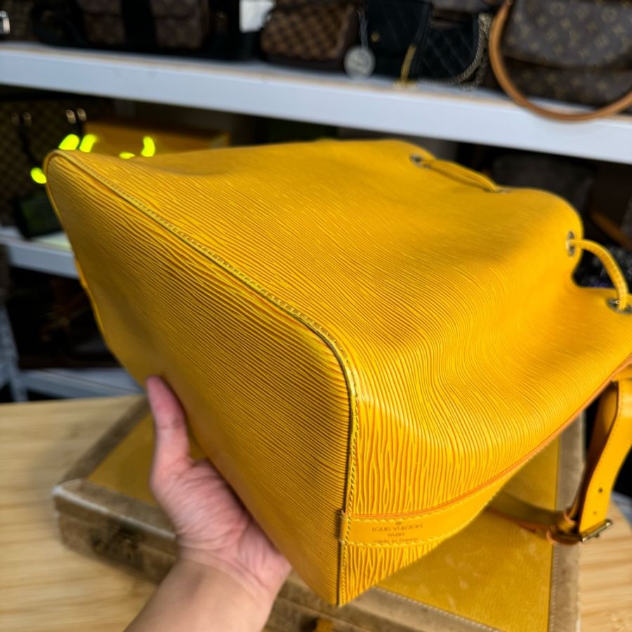 Louis Vuitton 黃色EPI中款MM水桶包💛優質便宜貨-5