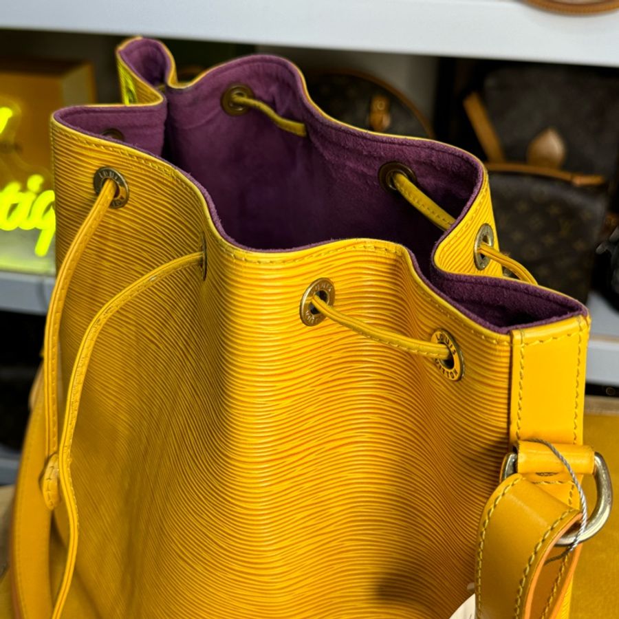 Louis Vuitton 黃色EPI中款MM水桶包💛優質便宜貨-25
