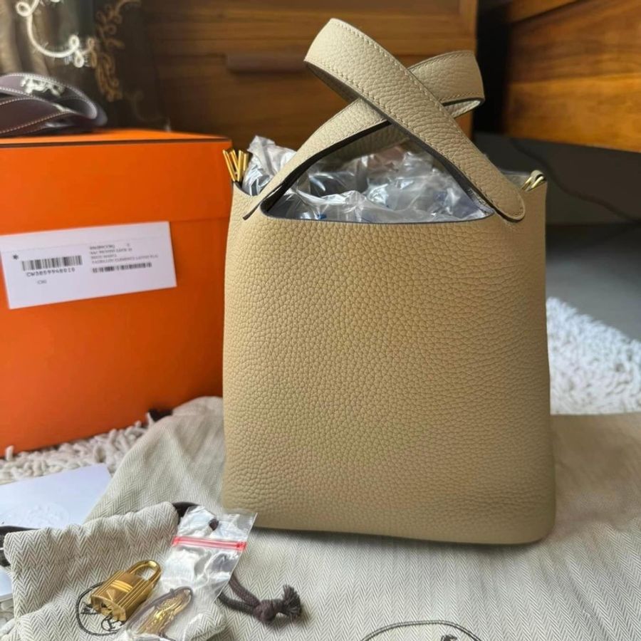 Hermès Picotin 18 菜籃子 8Q馬爾法米hermes-12