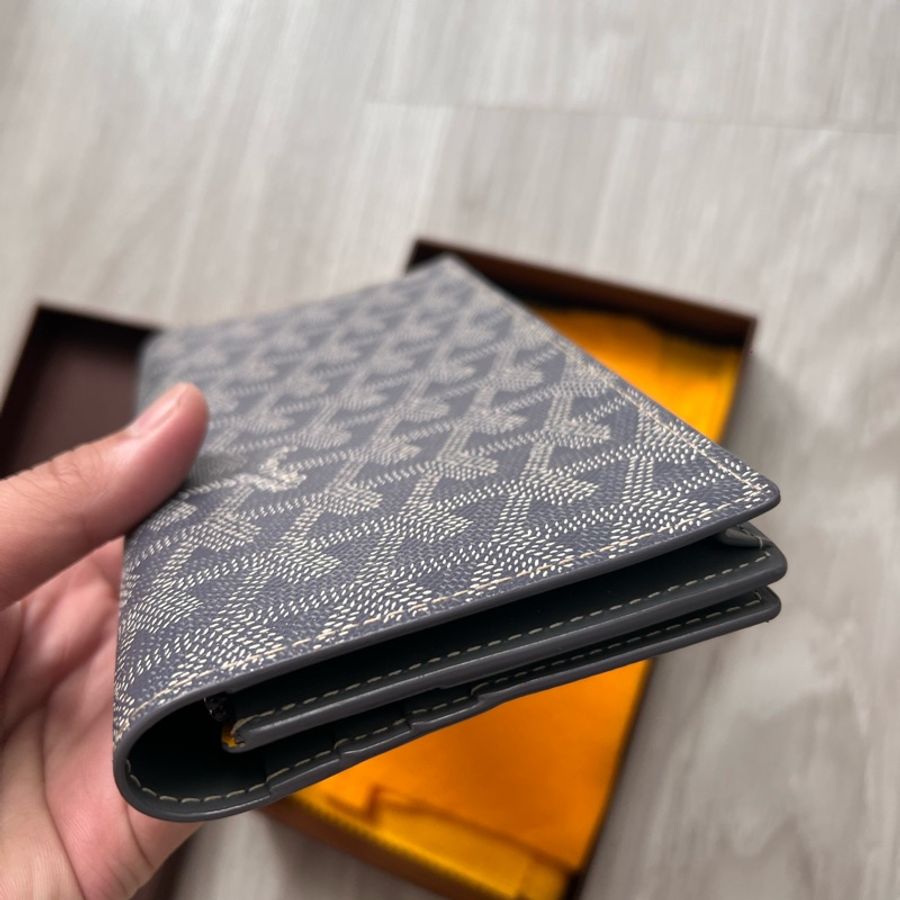 GOYARD 高雅德灰色 Logo長夾 精品長夾 錢包 品牌長夾 長夾 時尚百搭 簡約 百搭 尺寸17.7 x10cm 買了少用九成新以上 高標繞道-4