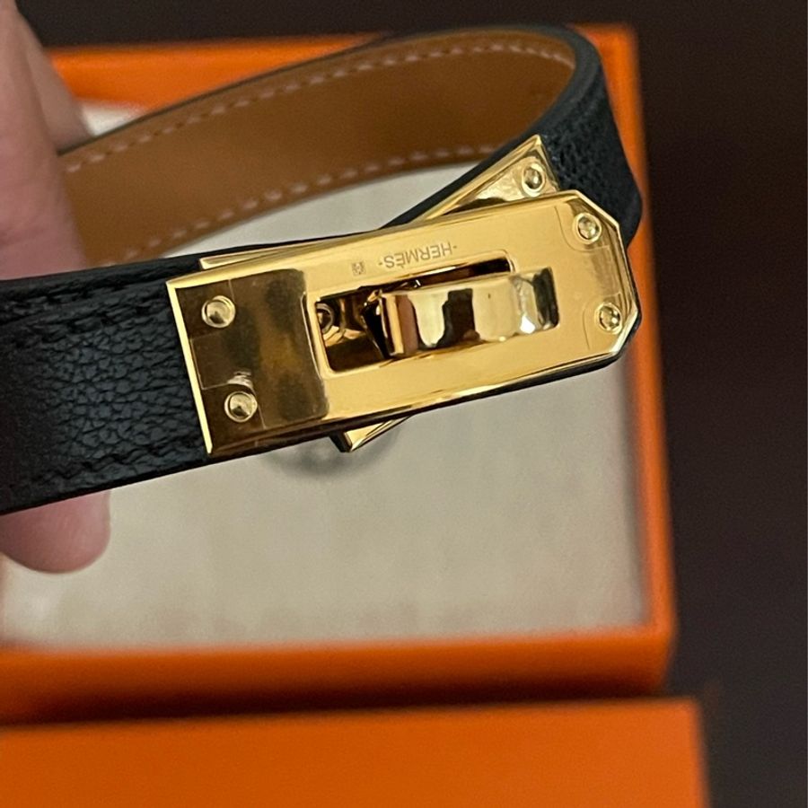 Hermes Kelly double tour皮手環-1