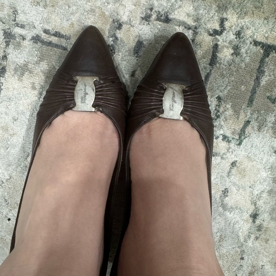 ferragamo 義大利製高跟鞋-0