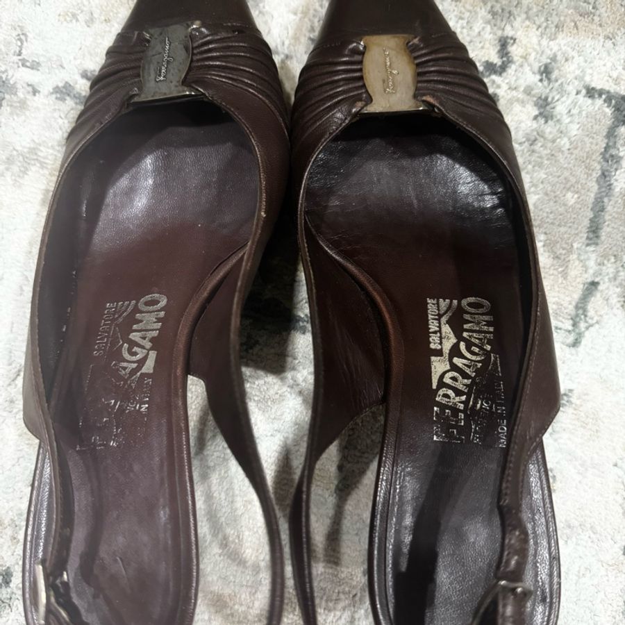 ferragamo 義大利製高跟鞋-1