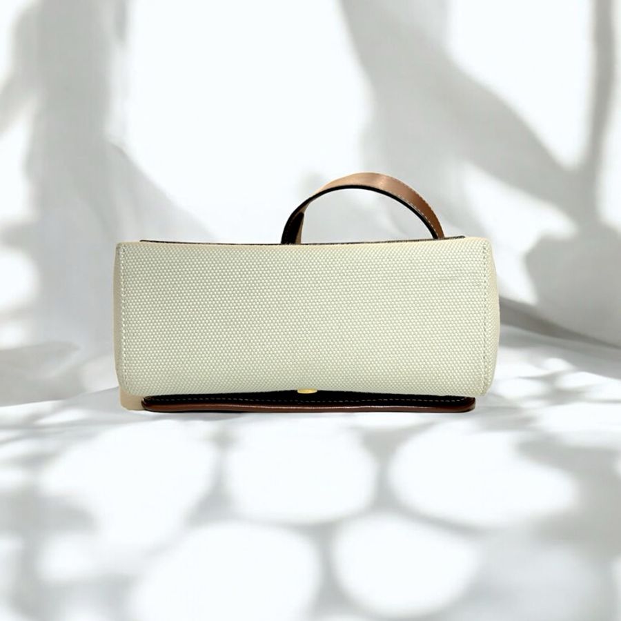 ［雙11限定價］Burberry Horseferry牛皮帆布翻蓋斜背包-9