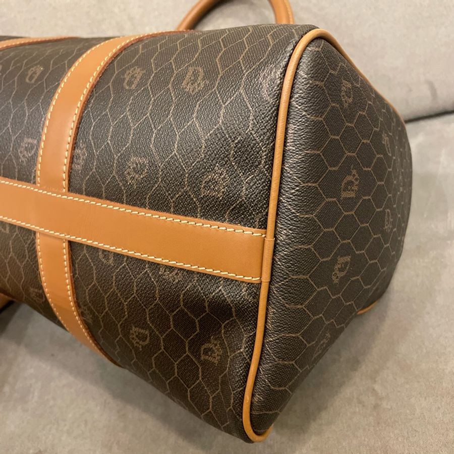 🔥今日特價🔥Dior vintage 經典蜂巢波士頓包/旅行袋/手提包/手袋/keepall-7