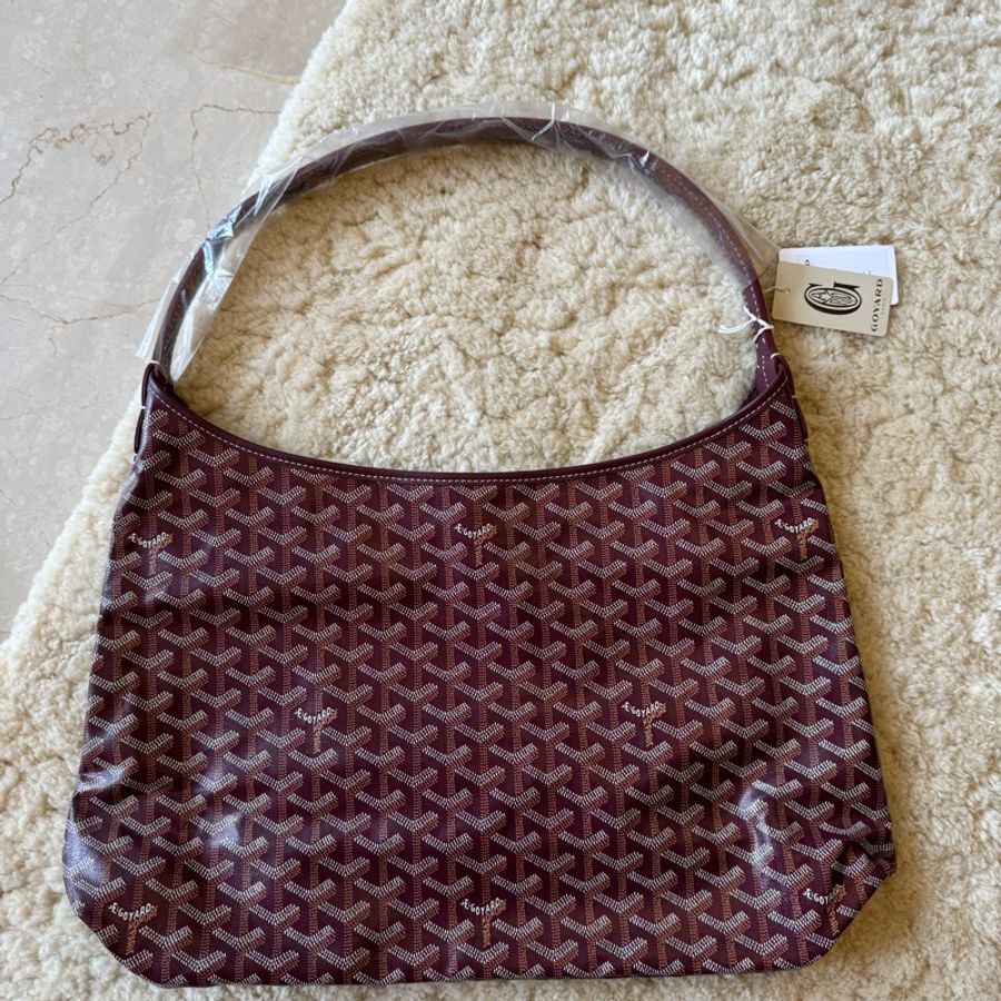 特價92800 全新goyard hobo bag 酒紅色-0