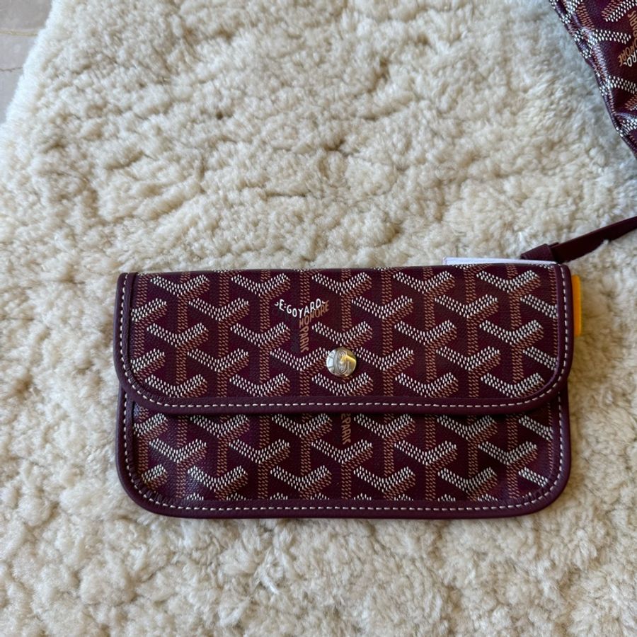特價92800 全新goyard hobo bag 酒紅色-9