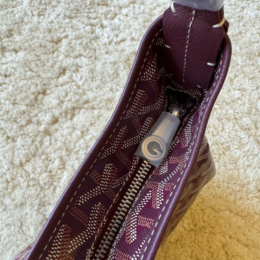 特價92800 全新goyard hobo bag 酒紅色-19