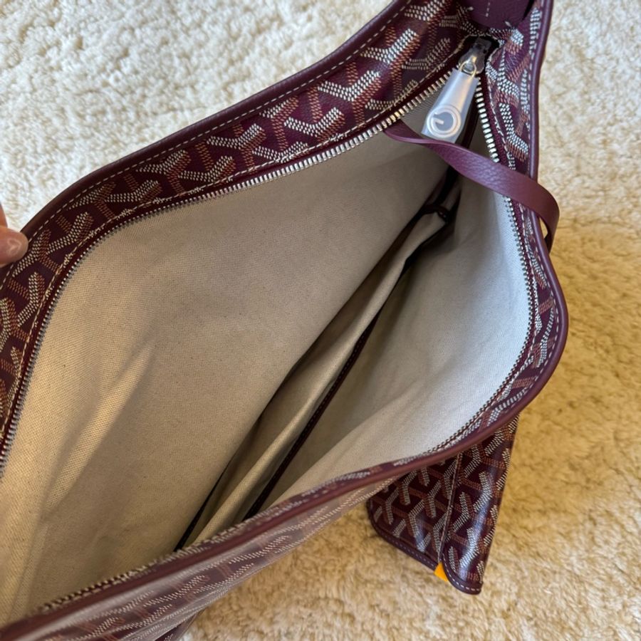 特價92800 全新goyard hobo bag 酒紅色-21