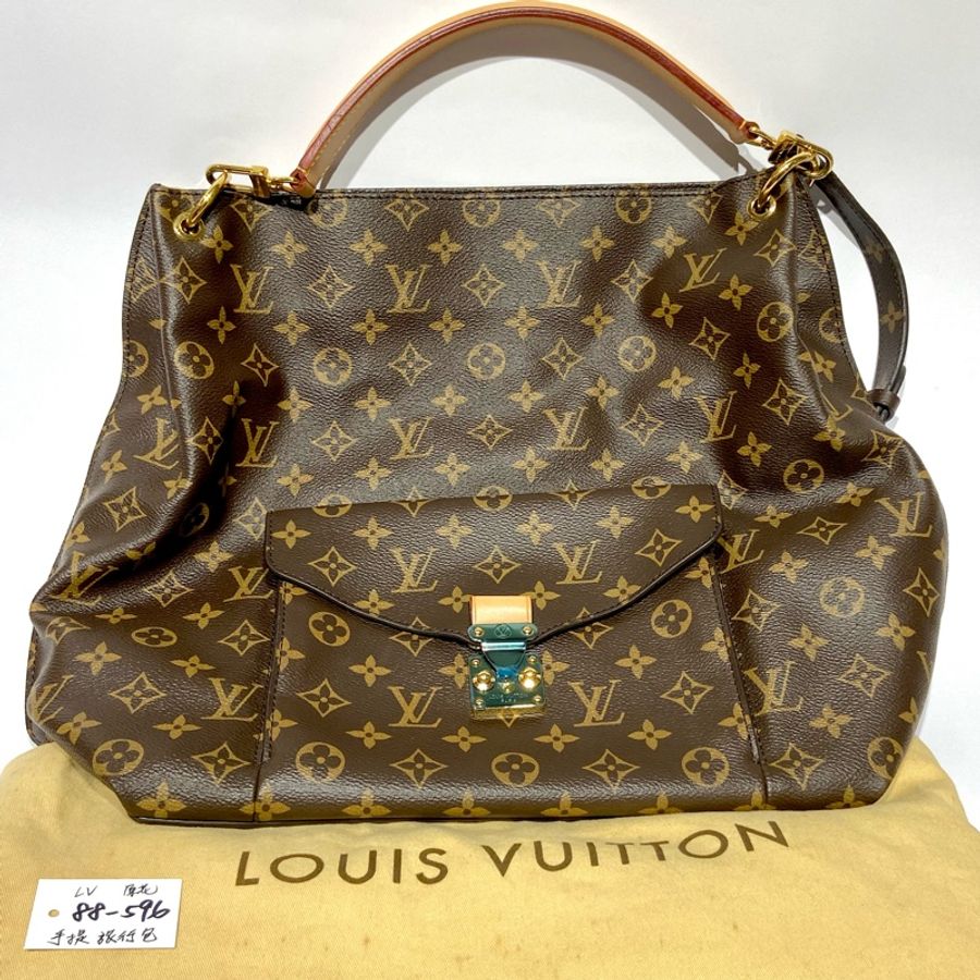 【美收精品】LV老花Metis hobo老花手提肩背包 旅行袋 88-596-16