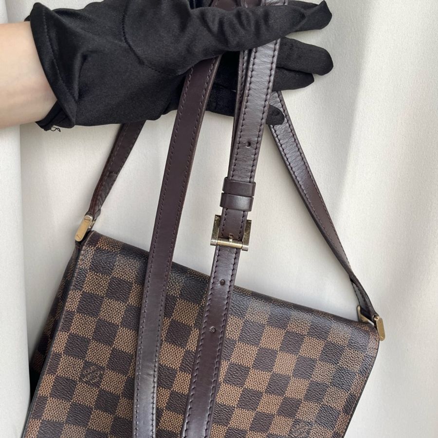 LV N51255 棋盤格 王妃包 大熱門款 斜背包 單肩包 男女通用-10