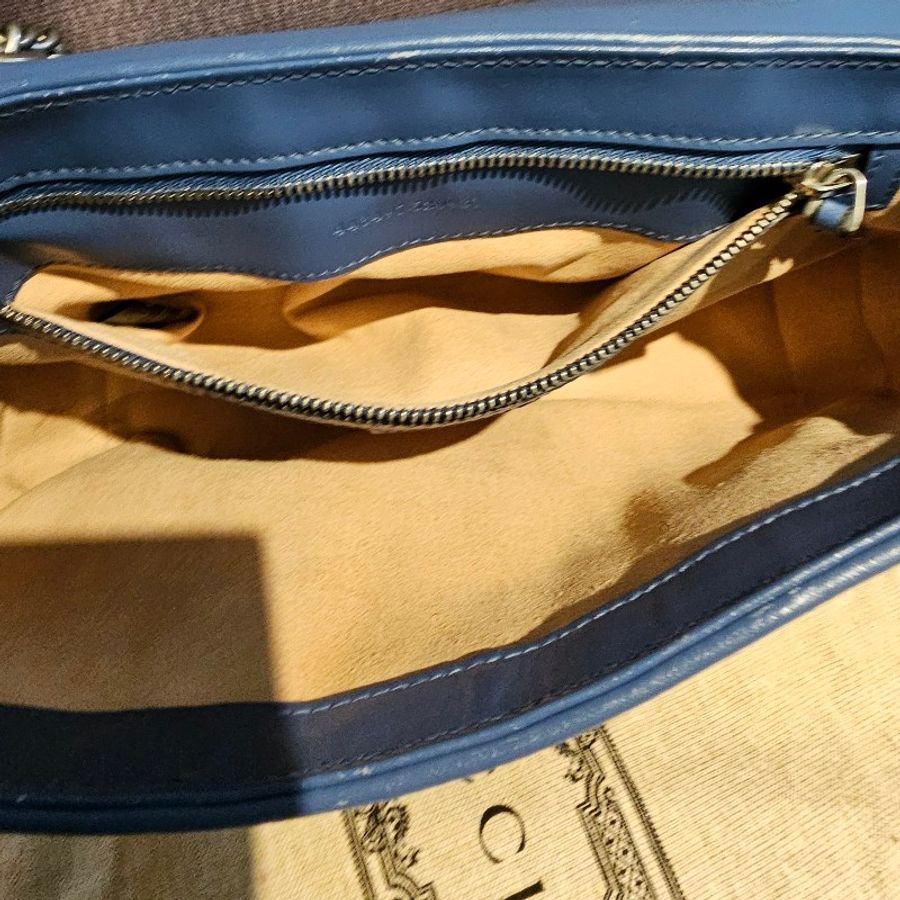 Gucci 馬夢鏈條扣式斜背/肩背中古包-11