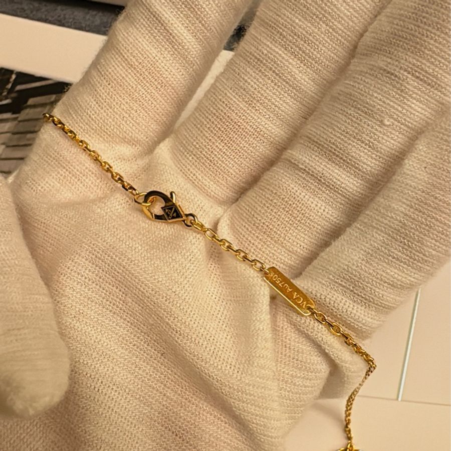 Van Cleef & Arpels 梵克雅寶 大號四葉草 孔雀石-5