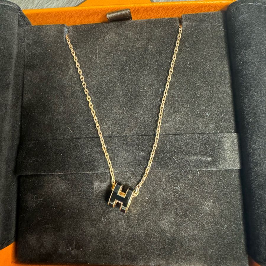 Hermes mini pop h necklace-0