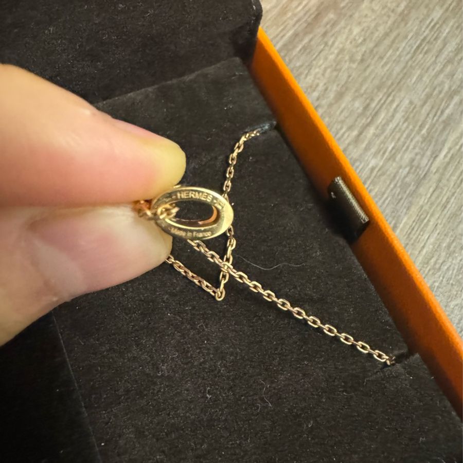 Hermes mini pop h necklace-4