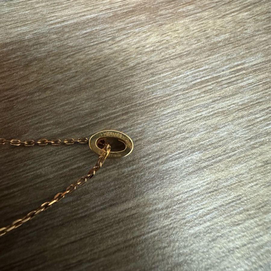 Hermes mini pop h necklace-5