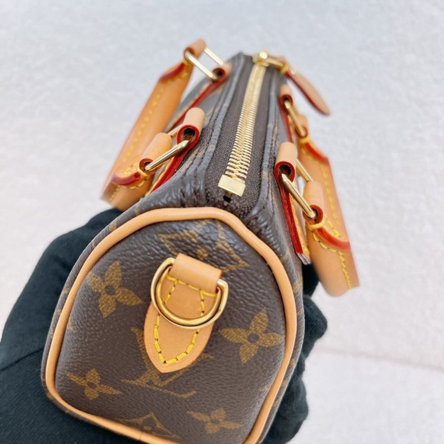 LV 新款 NANO SPEEDY 可調節 肩帶 波士頓包 M81085-10